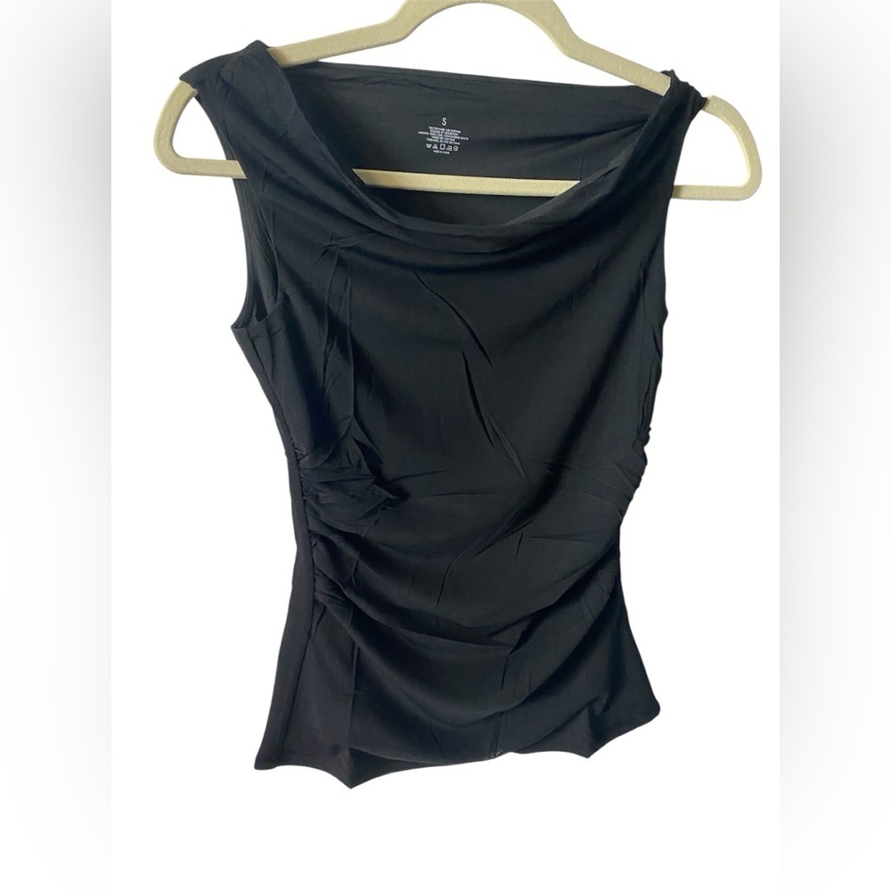 Elegant Black Sleeveless Top